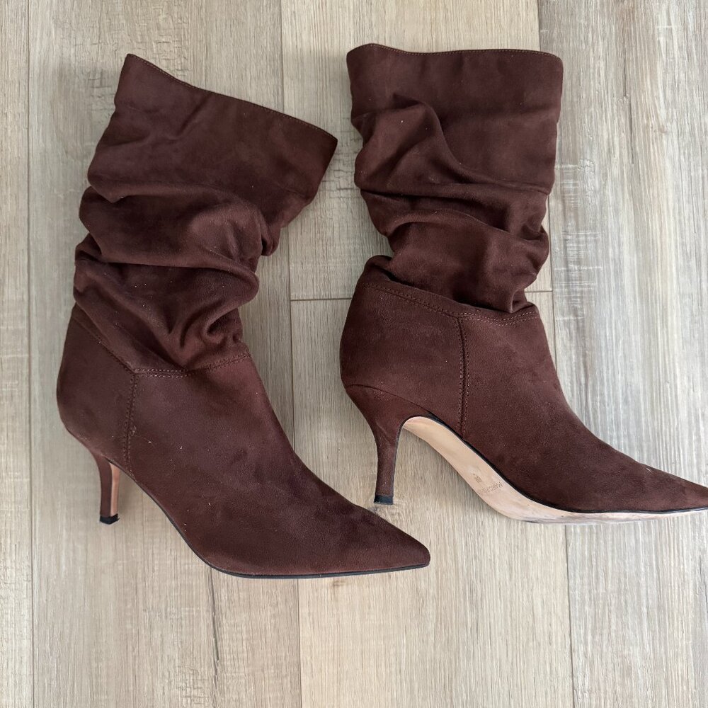Marc Fisher Brown Suede Boot (Size 6)